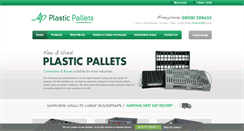 Desktop Screenshot of plasticpalletsuk.co.uk